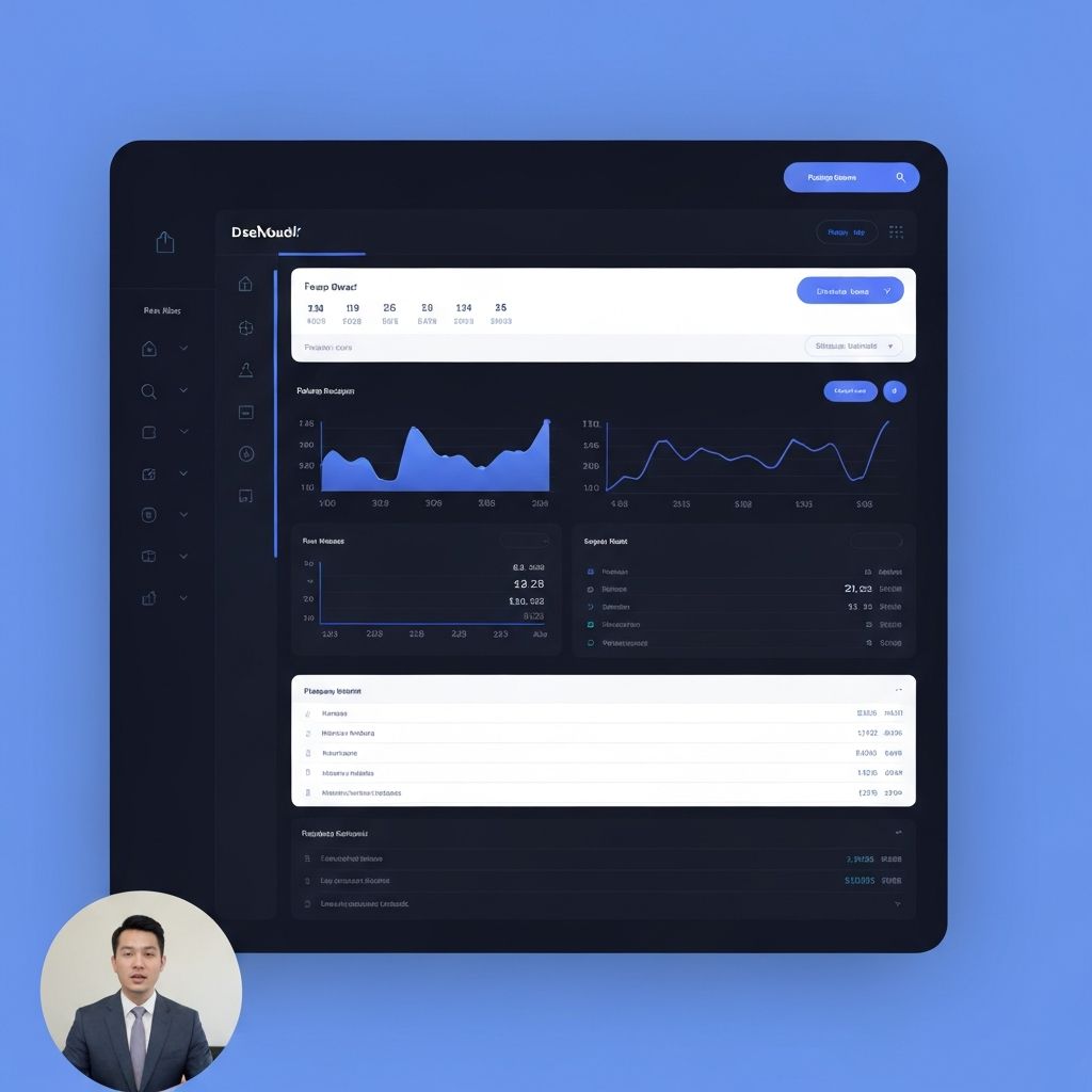 Product demo webinar showing a SaaS dashboard walkthrough